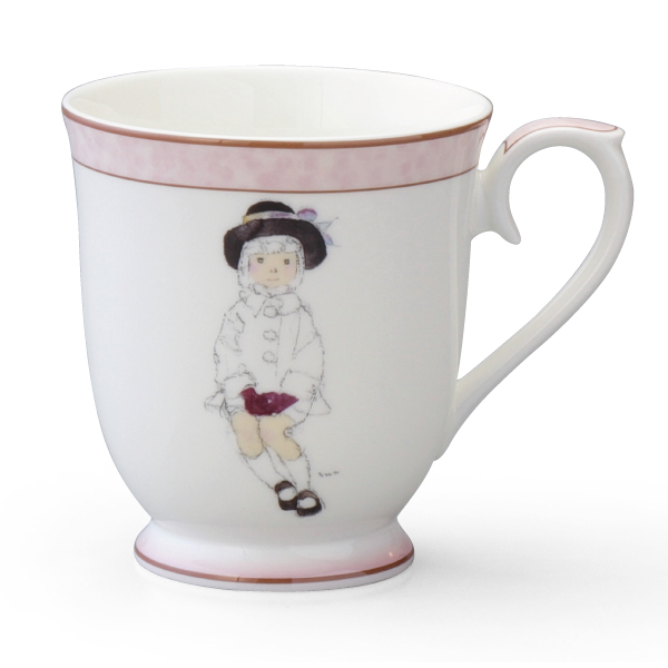 こげ茶色の帽子の少女