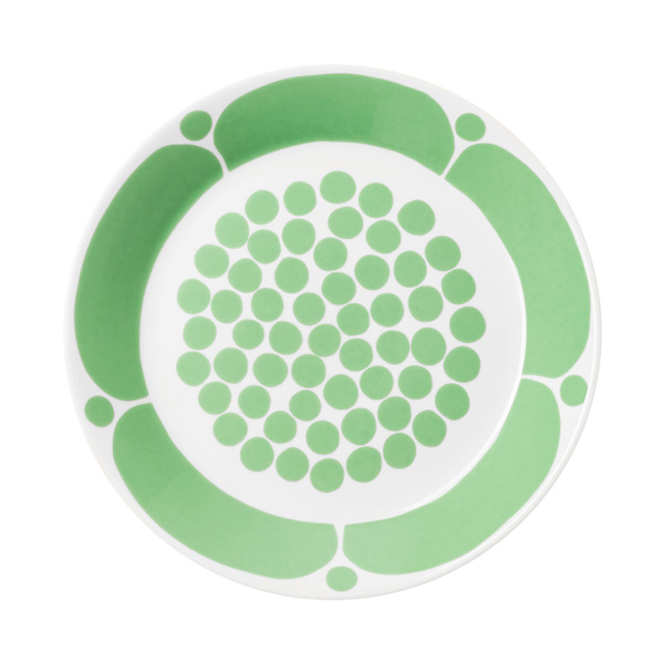 21cmﾌﾟﾚｰﾄ(ﾗｲﾄｸﾞﾘｰﾝ)