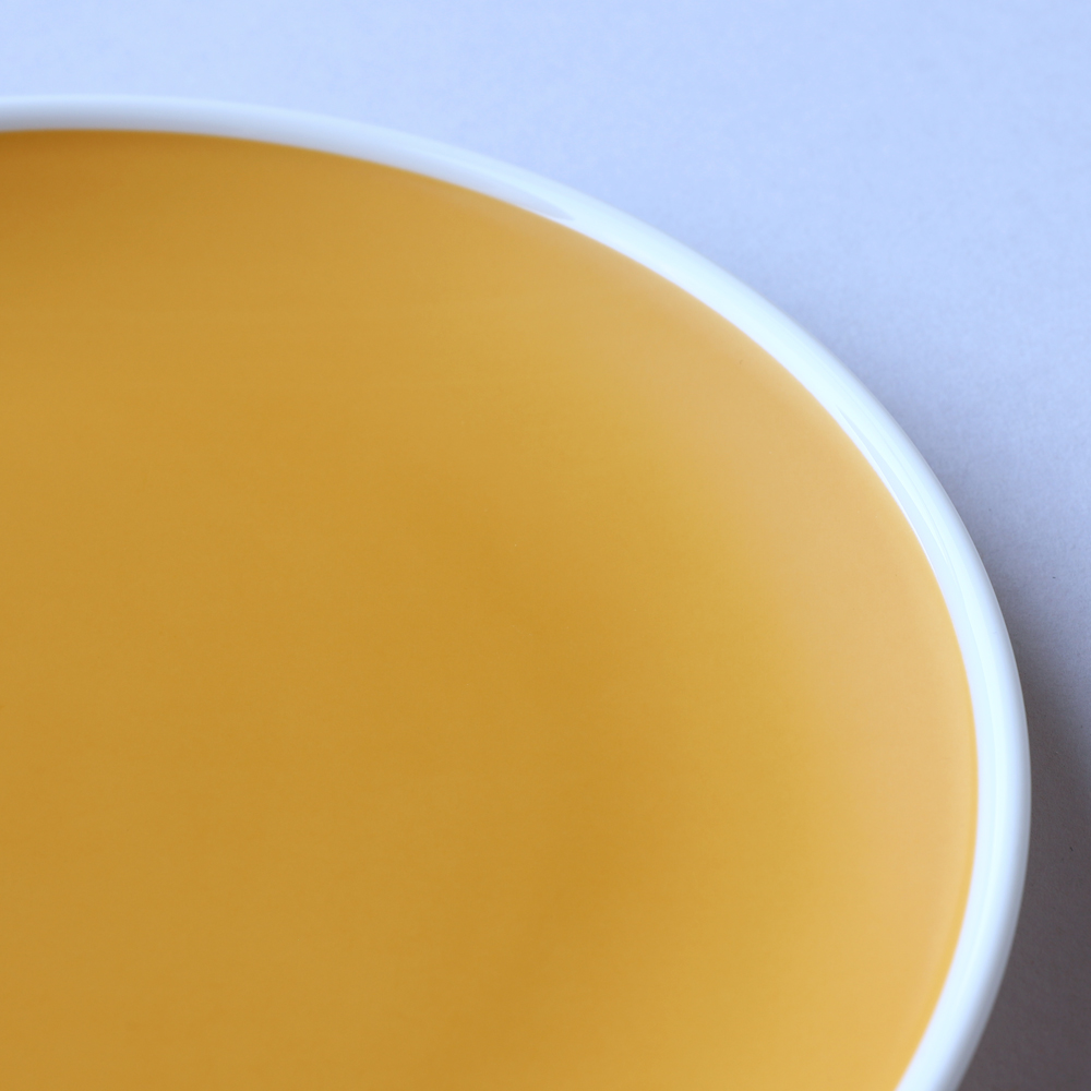 オレンジ21cmプレート