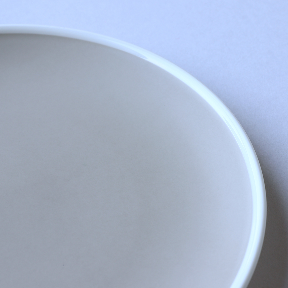 グレー21cmプレート