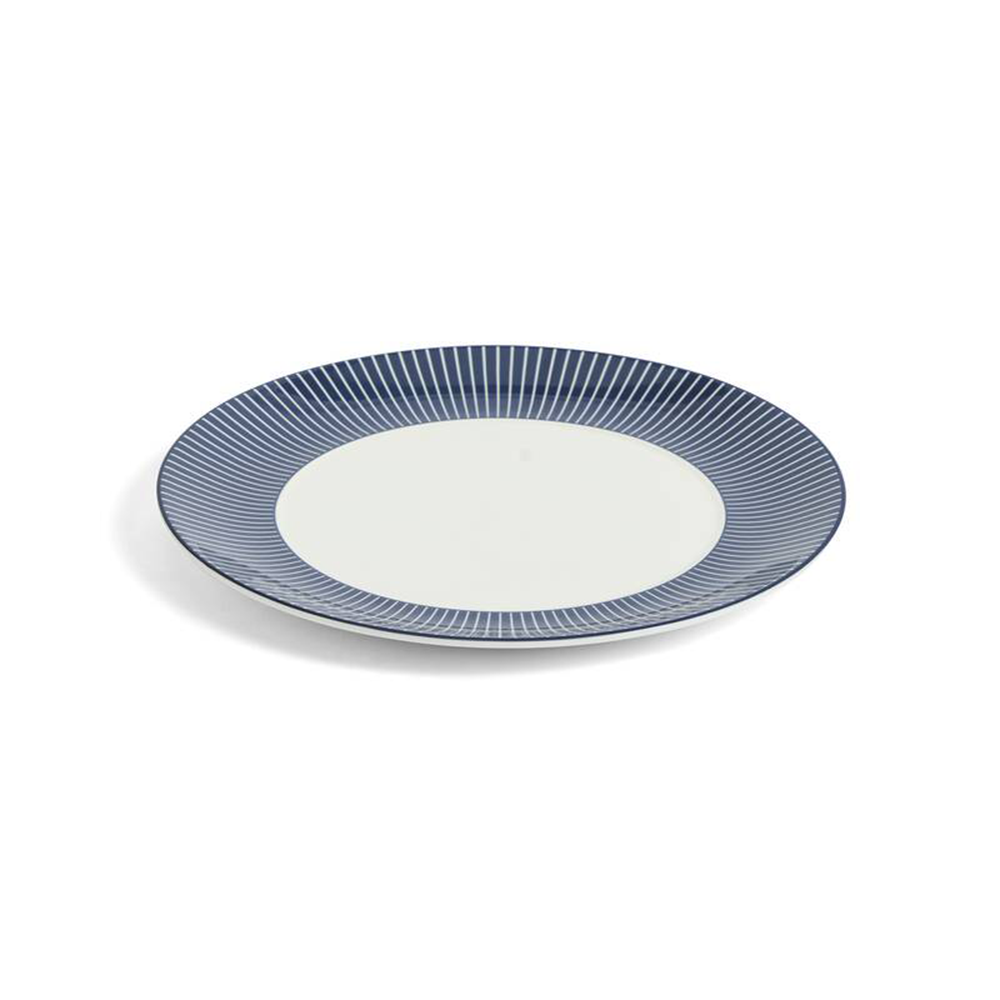 24cmストライプブループレート