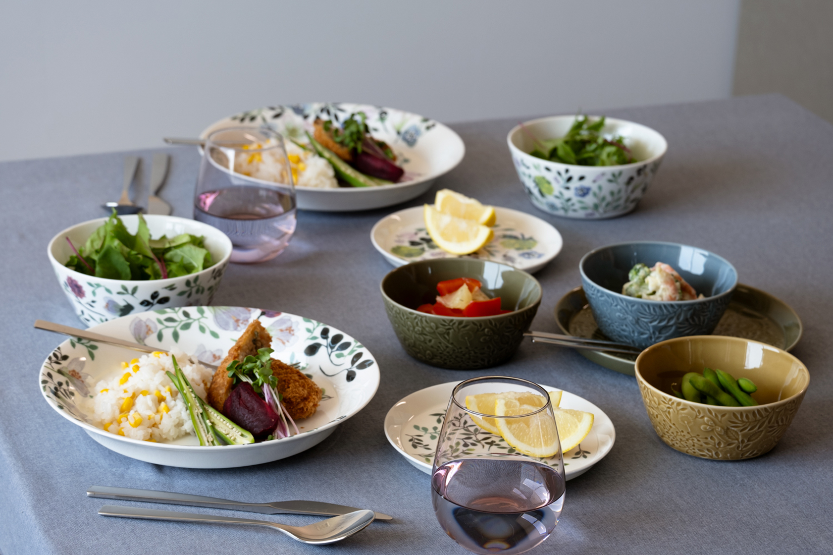 24cmパスタプレートクローバーガーデン