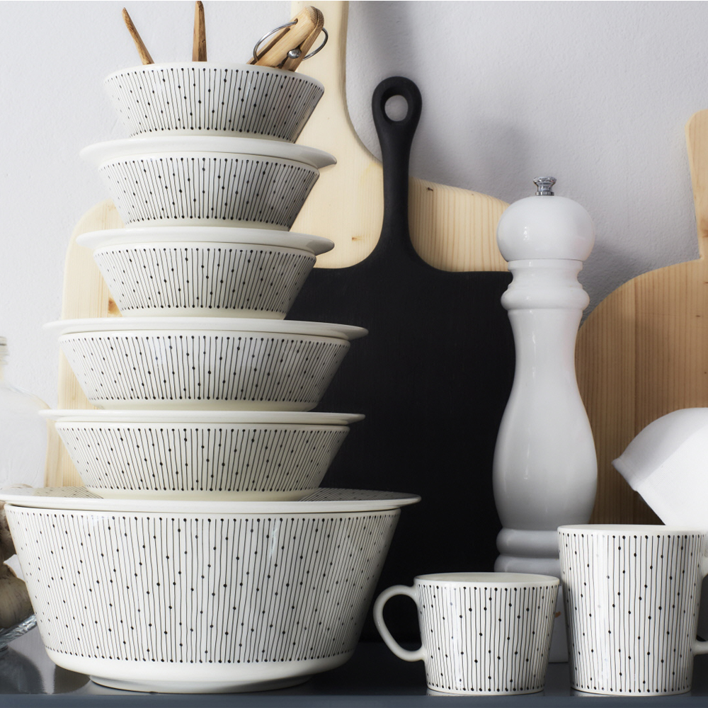 23cmディーププレート(ブラック)