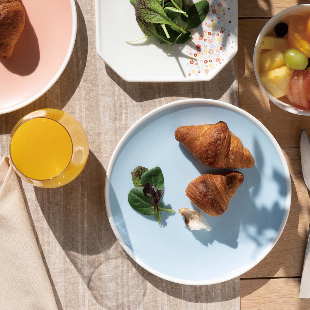 ブルー21cmプレート