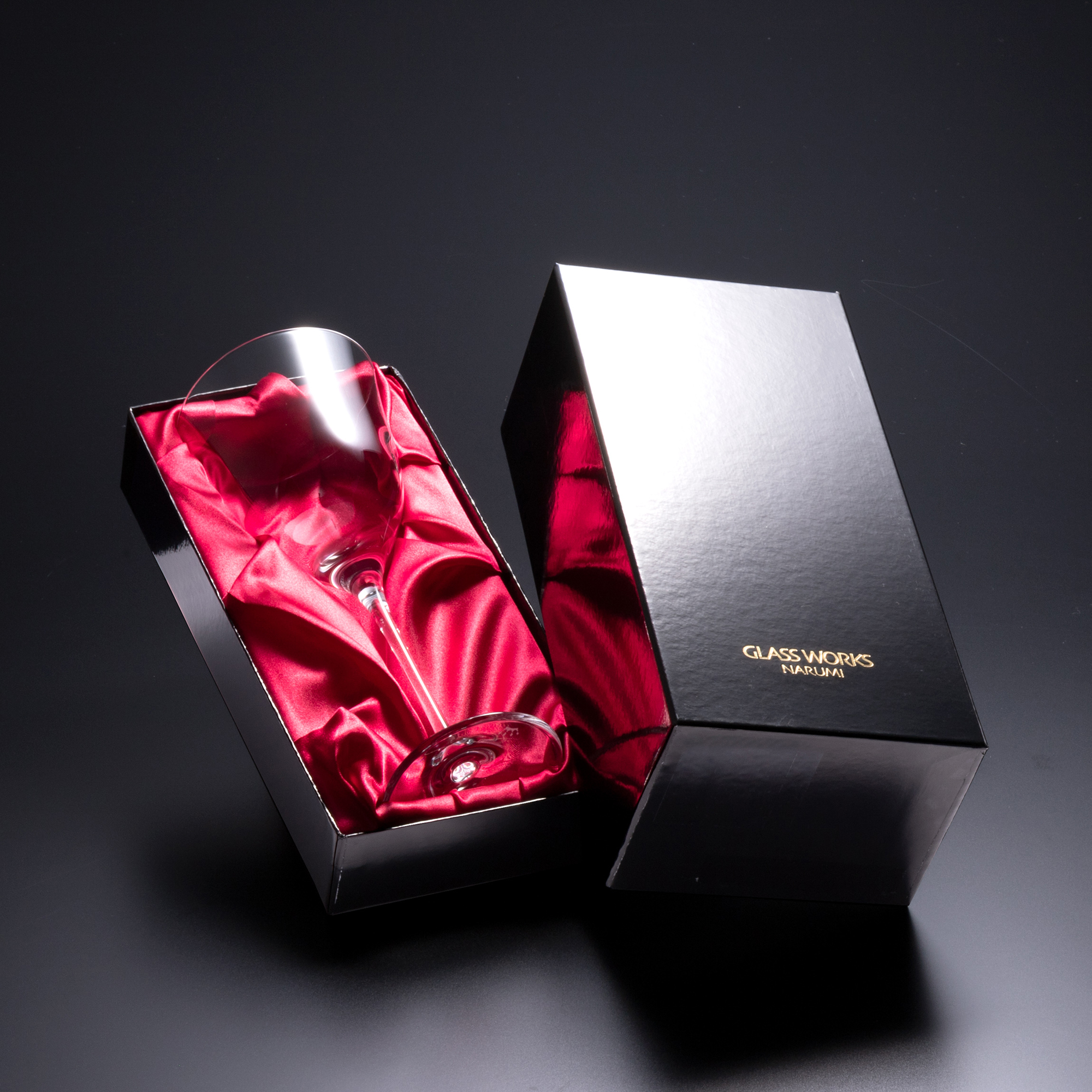 ワイングラス(イニシャル入れ)