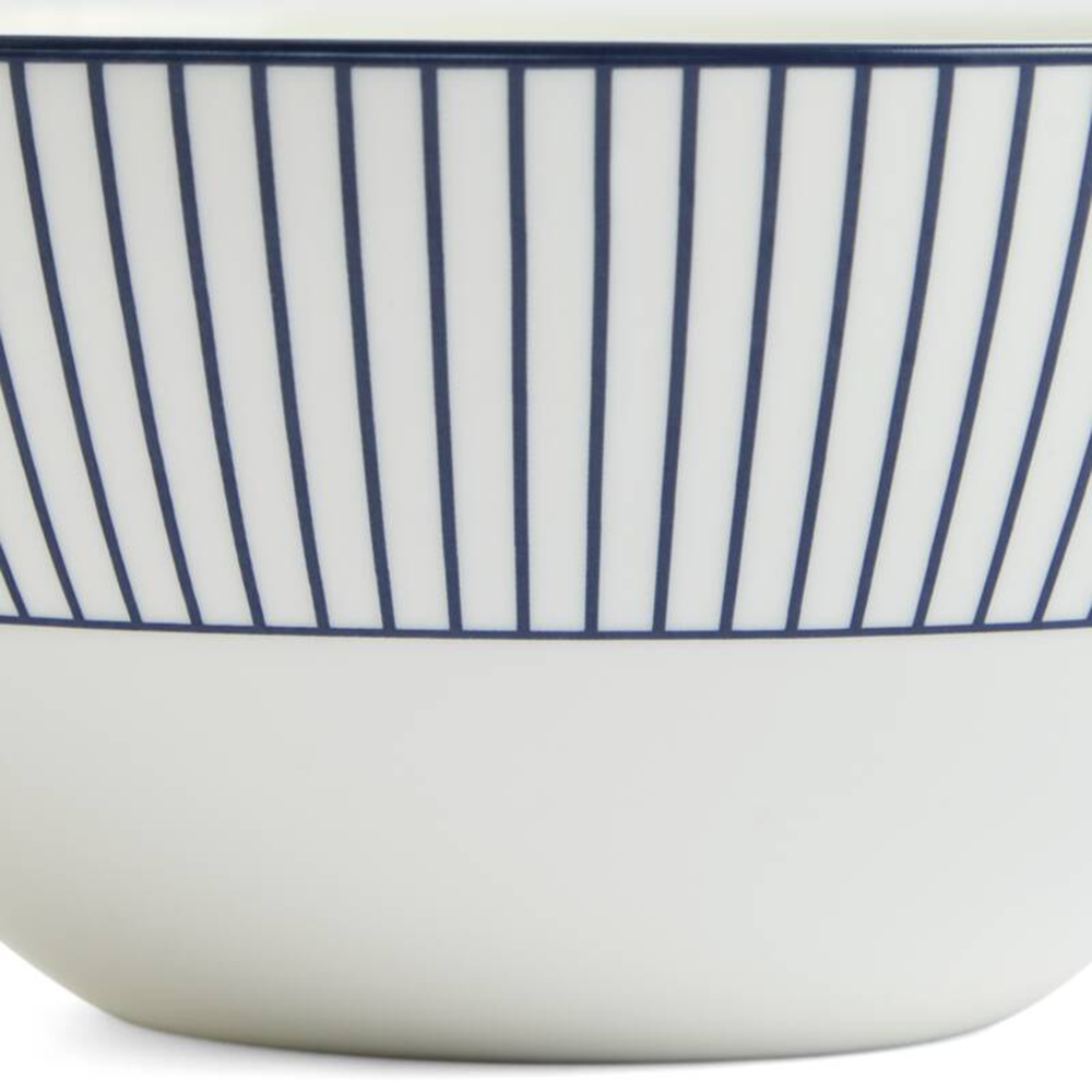 16cmストライプホワイトボウル