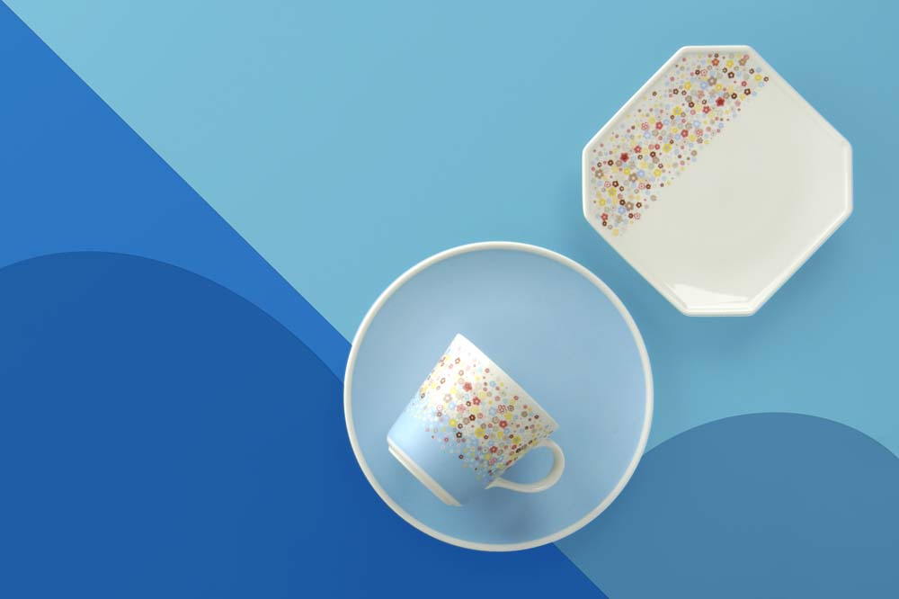 ブルー21cmプレート