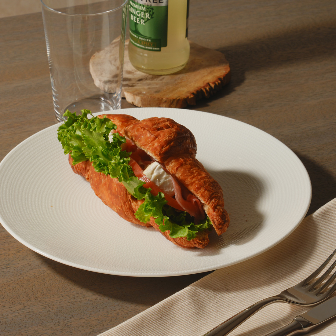 21cmプレート(ホワイト)