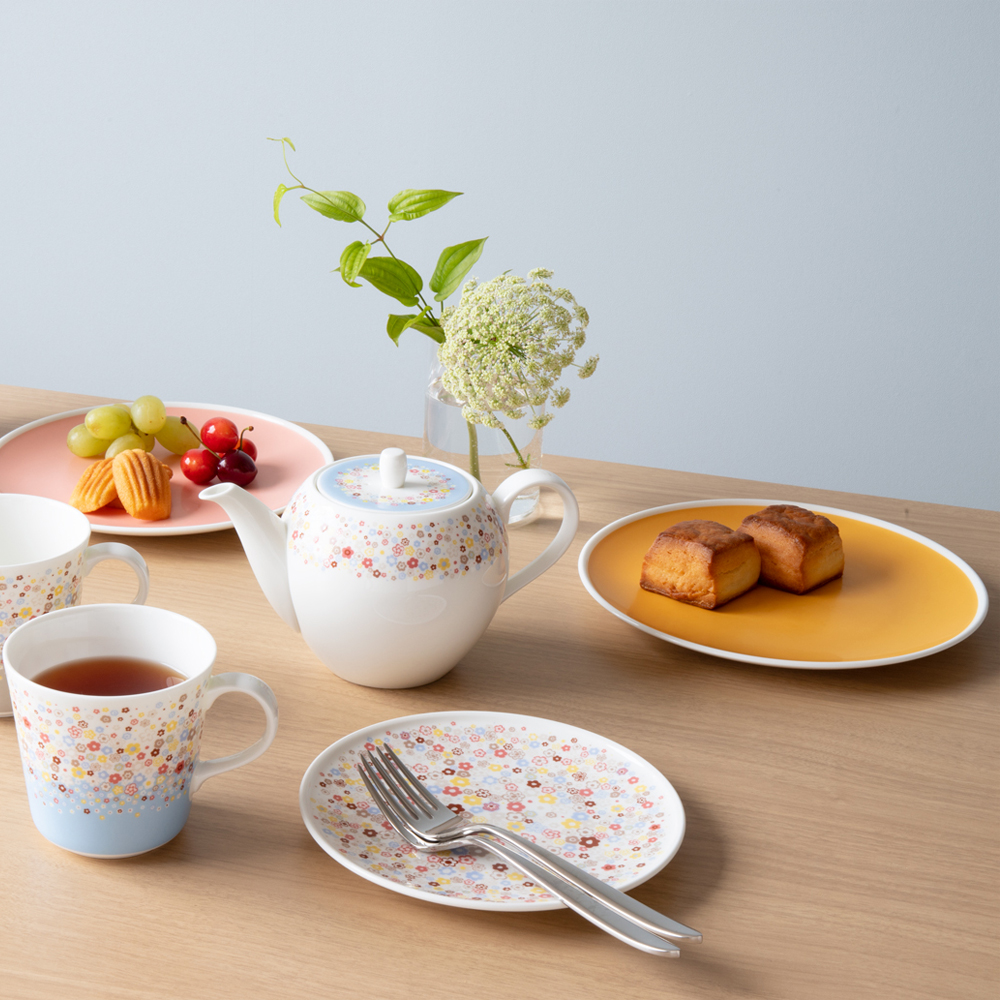 オレンジ21cmプレート