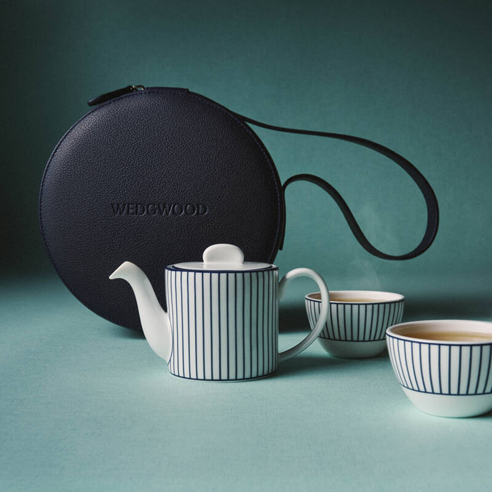 16cmストライプホワイトボウル