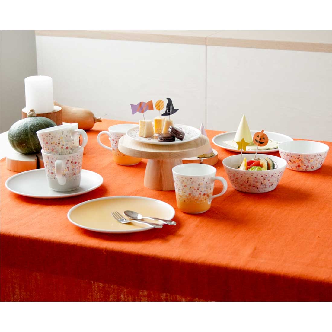 グレー21cmプレート