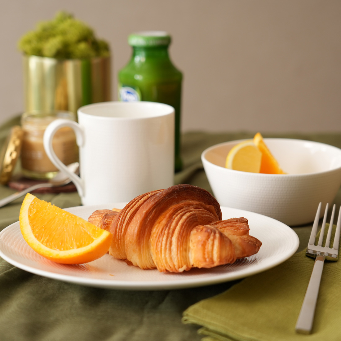 21cmプレート(ホワイト)