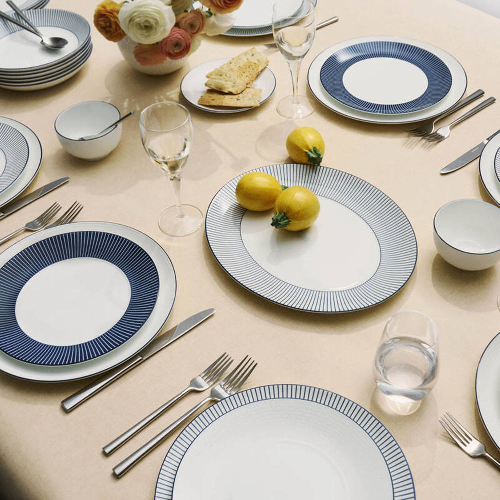 24cmストライプブループレート