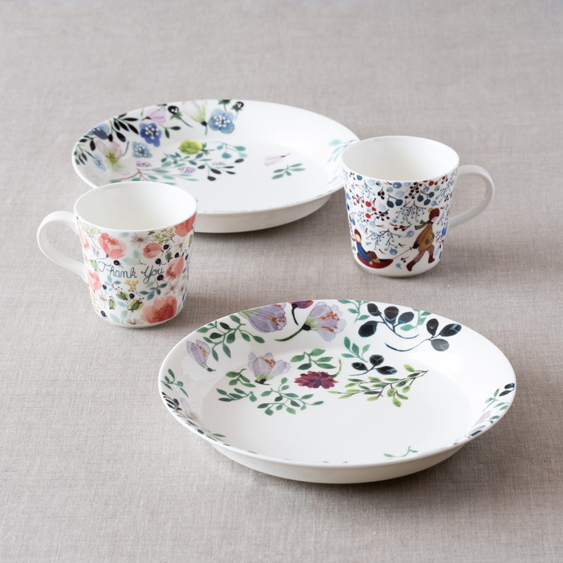 24cmパスタプレートクローバーガーデン