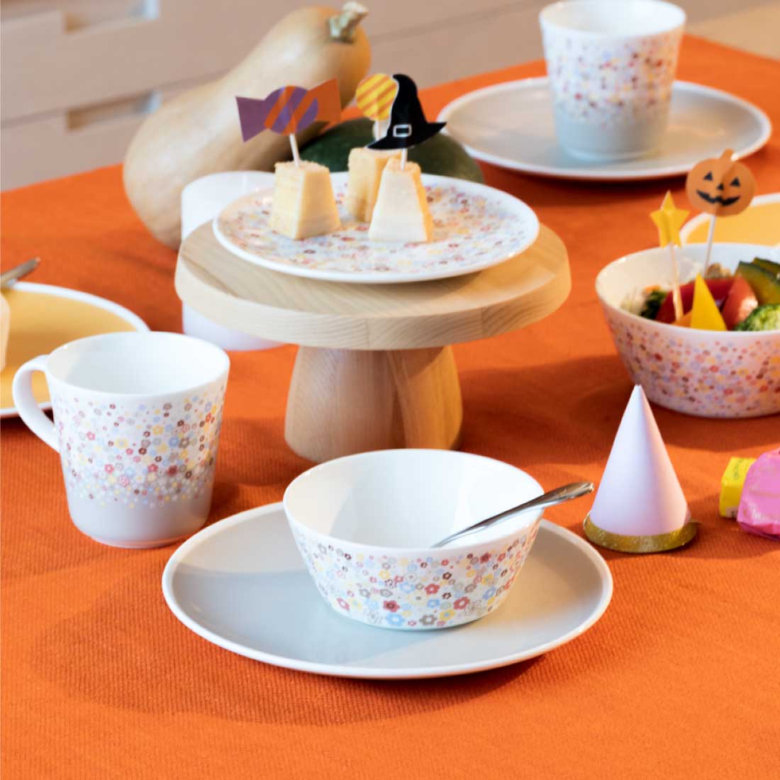 グレー21cmプレート