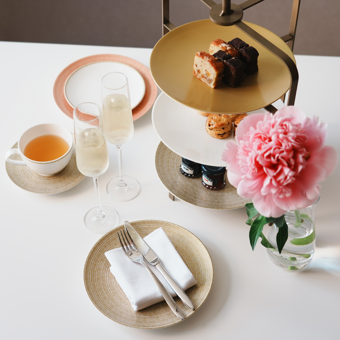 21cmプレート(ゴールド)