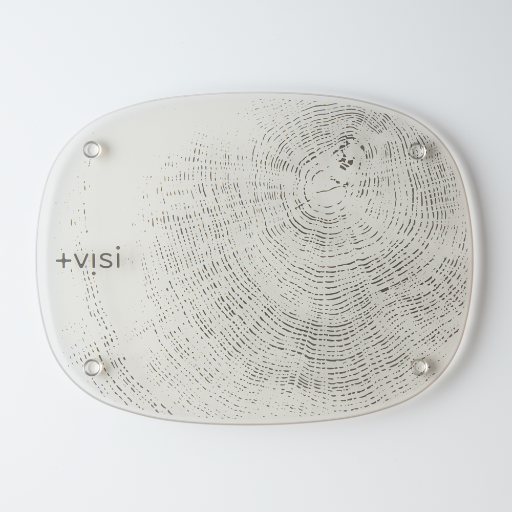 プラスヴィジ(+visi) ベース オーバル (木年輪) 25cm (15516-AM004)