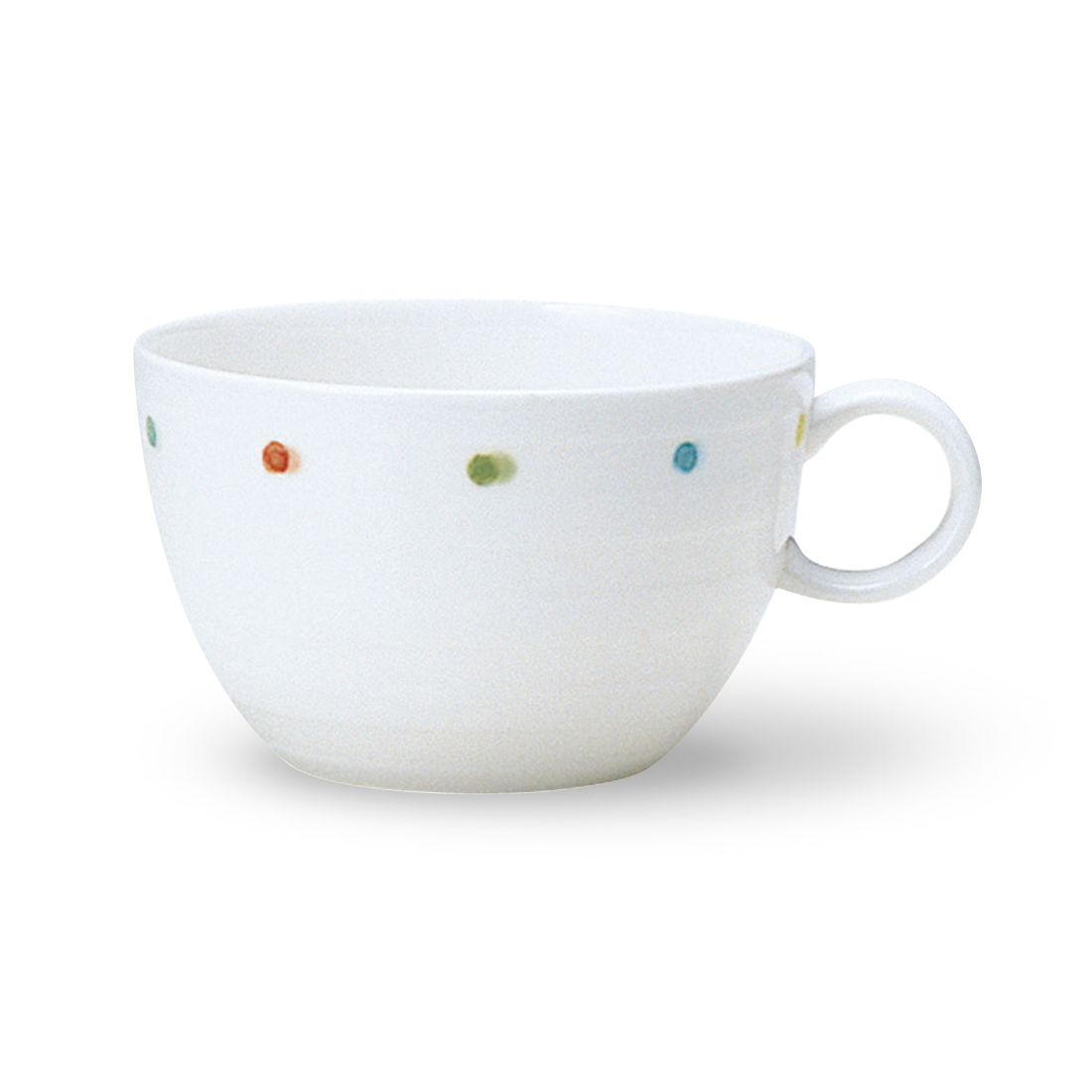 【数量限定】【特別提供品】デイプラス スープマグカップ(ドット) 340cc 電子レンジ 食洗機対応 (40627-2875RB)