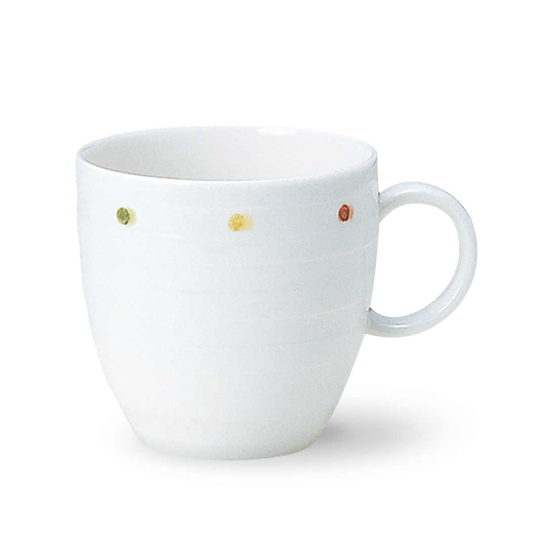 【数量限定】【特別提供品】デイプラス マグカップ(ドット) 360cc  電子レンジ 食洗機対応 (40627-2932RB)