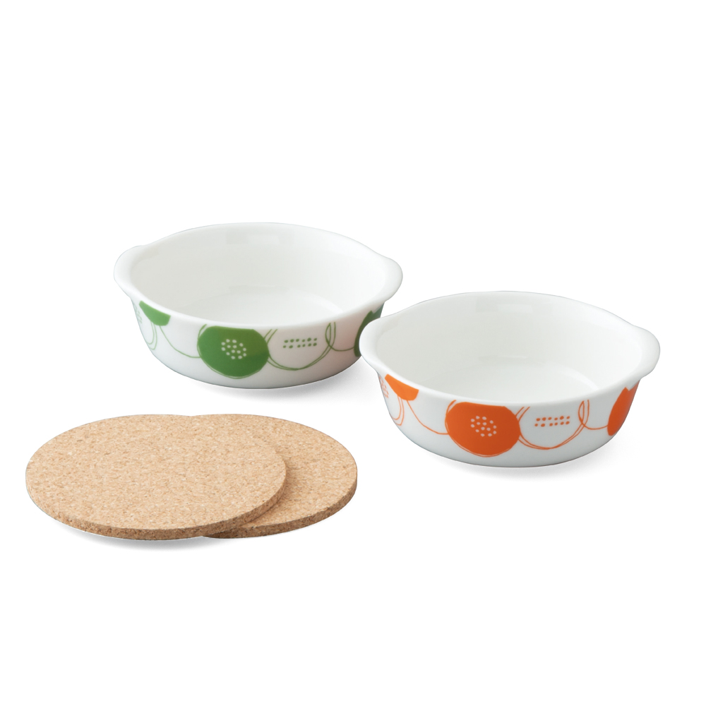 【数量限定】【特別提供品】ナルミ ペアグラタンセット(アソート) 13cm 2人用 電子レンジ オーブン対応 (41797-33555)