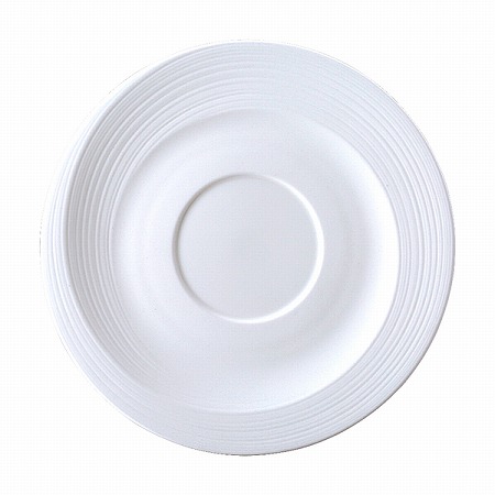 エスプリ マット&シャイン スープカップ用ソーサー 18cm 電子レンジ温め 食洗機対応 (50767-BB5331)