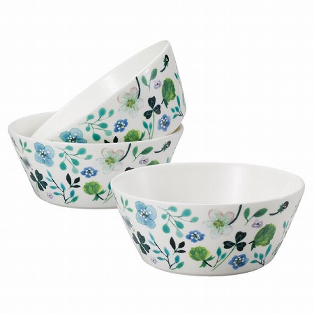 アンナエミリア ボウル 14cm 3点セット 電子レンジ温め 食洗機対応 (51854-23166P)