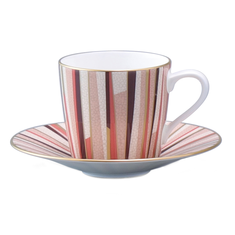 シャグリーン エスプレッソカップ&ソーサー(オレンジ) 140cc (52148-21744)