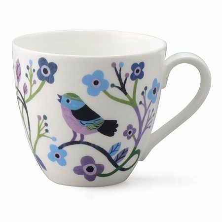 モニカフォースバーグ マグカップ(バードソング) 330cc 電子レンジ温め 食洗機対応 (52380-2984)