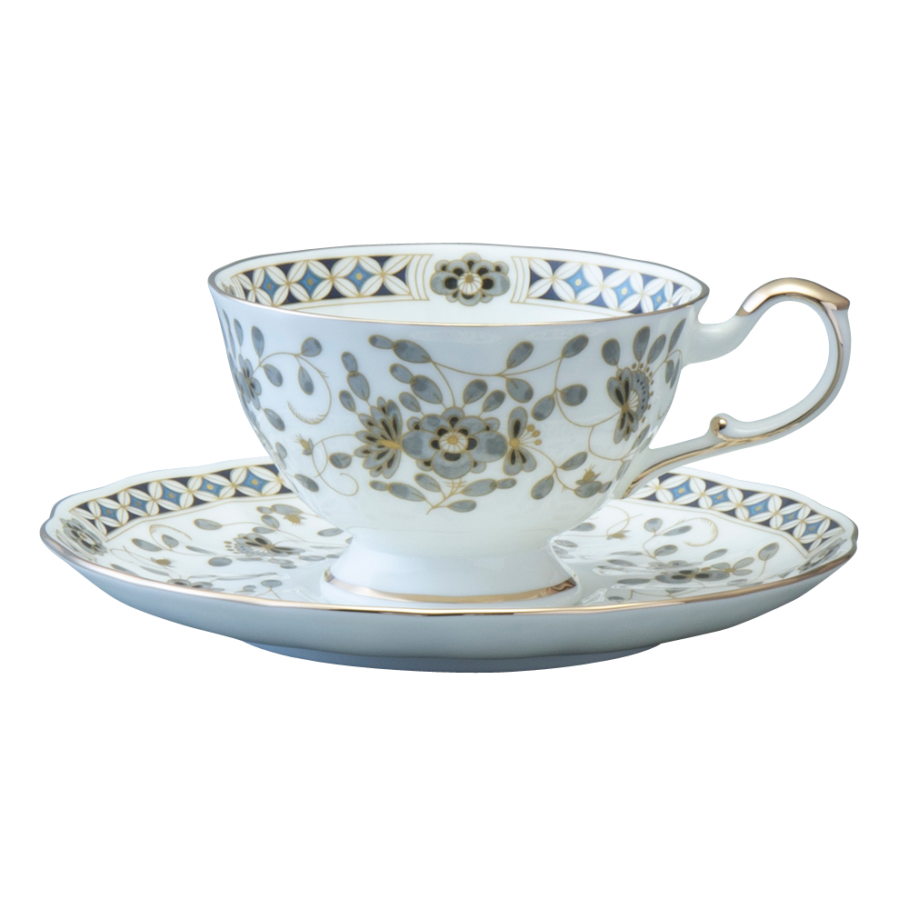 ブラックミラノ ティーカップ&ソーサー 210cc (52443-6792)