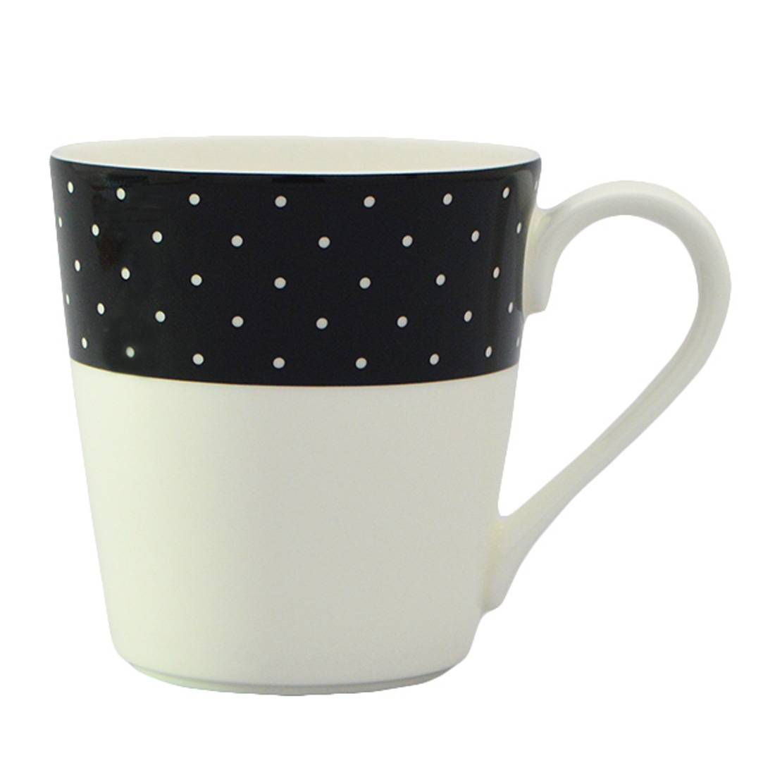 【数量限定】【復刻】【特別提供品】ドット マグカップ(ブラック) 290cc 電子レンジ温め 食洗機対応 (52558-2773)
