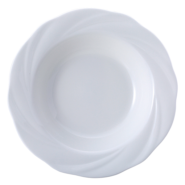 スパイラル リムスーププレート 19cm 電子レンジ温め 食洗機対応 (8382-1958)