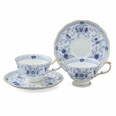 ミラノ ティーカップ＆ソーサーセット 210cc 2人用 (9682-7165)