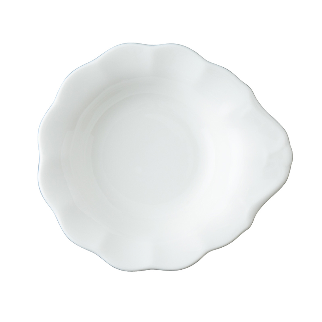 ノーブルホワイト レモントレイ 11cm 電子レンジ温め 食洗機対応 (9772-332)