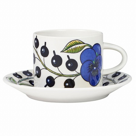 パラティッシ ティーカップ&ソーサー(カラー) 280cc オーブン 電子レンジ 食洗機対応 (ARB111-5100011)