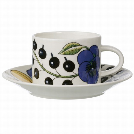 パラティッシ コーヒーカップ&ソーサー(カラー) 180cc オーブン 電子レンジ 食洗機対応 (ARB111-5100012)