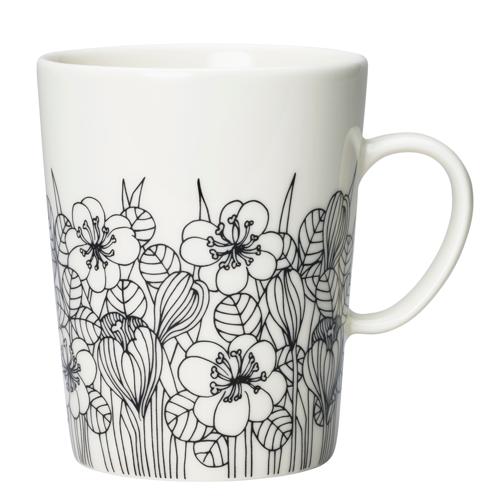 クロッカス マグカップ(ブラック) 500cc オーブン 電子レンジ 食洗機対応 (ARB128-1069587)