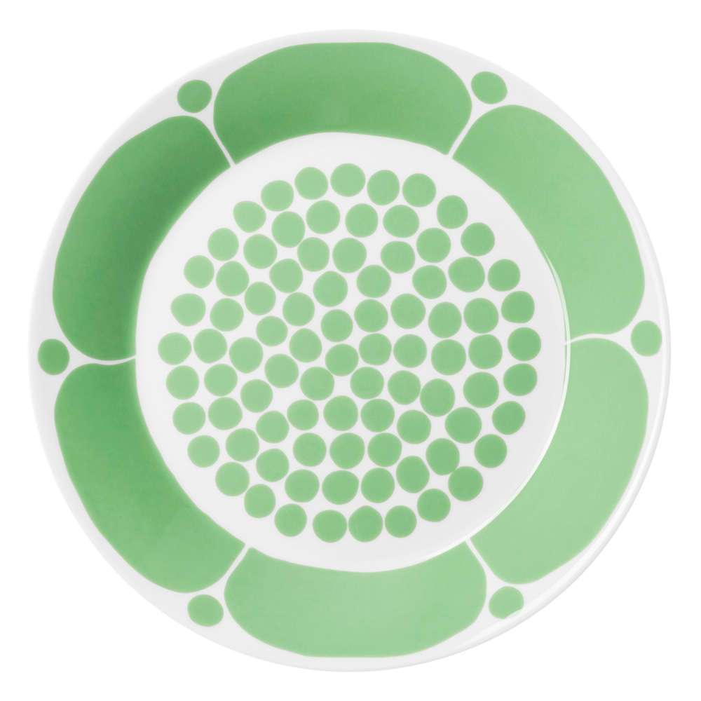 スンヌンタイ プレート(ライトグリーン) 26cm オーブン 電子レンジ 食繊機対応 (ARB136-1077673)