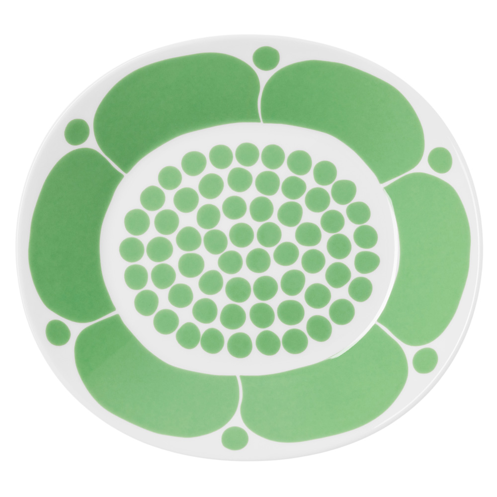 スンヌンタイ オーバルプレート(ライトグリーン) 25cm オーブン 電子レンジ 食洗機対応 (ARB136-1077674)
