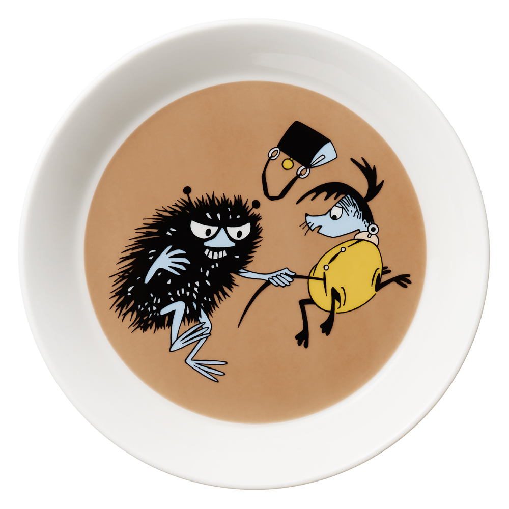 ムーミン プレート(スティンキー・インアクション) 19cm オーブン 電子レンジ 食洗機対応 (ARB801-1062216)