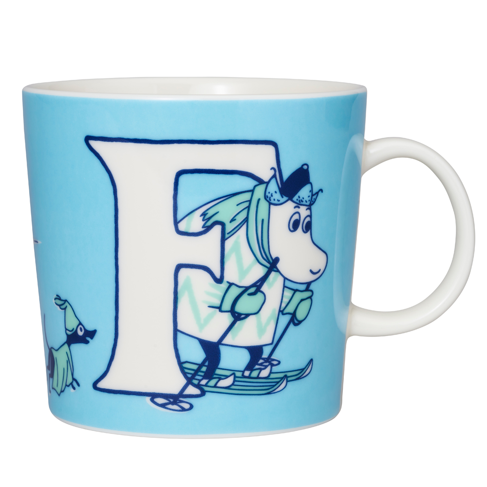 ムーミン マグカップ(アルファベットコレクション F) 400cc オーブン 電子レンジ 食洗機対応 (ARB801-1068825)