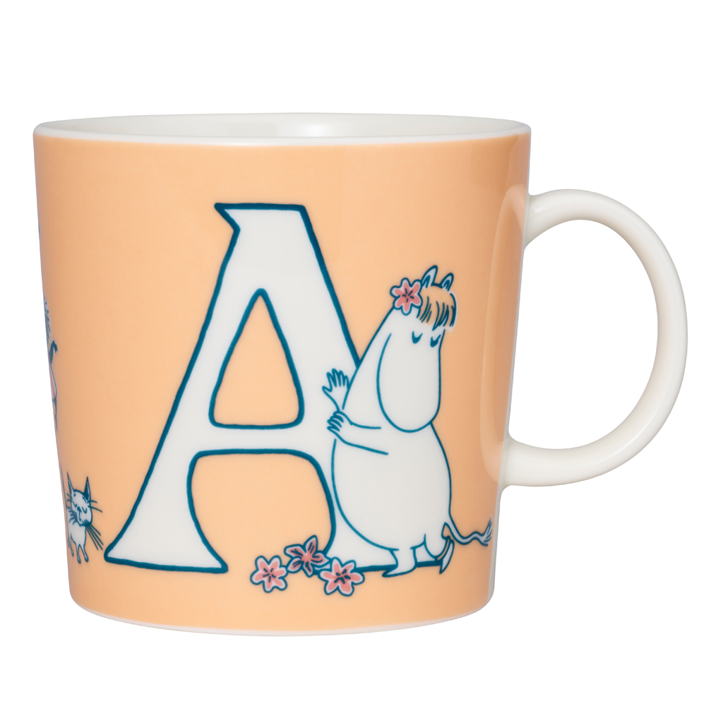 ムーミン マグカップ(アルファベットコレクション A) 400cc オーブン 電子レンジ 食洗機対応 (ARB801-1068826)