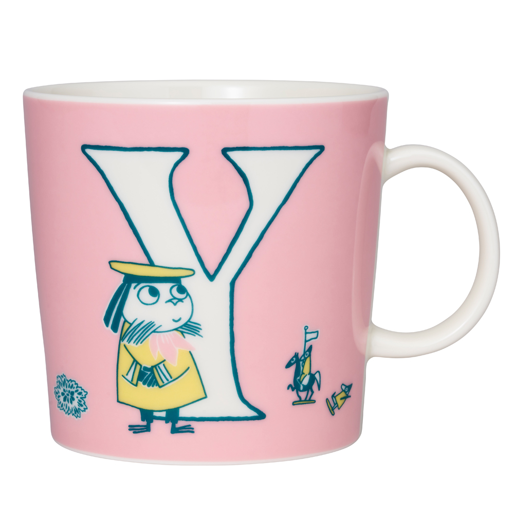 ムーミン マグカップ(アルファベットコレクション Y) 400cc オーブン 電子レンジ 食洗機対応 (ARB801-1068828)