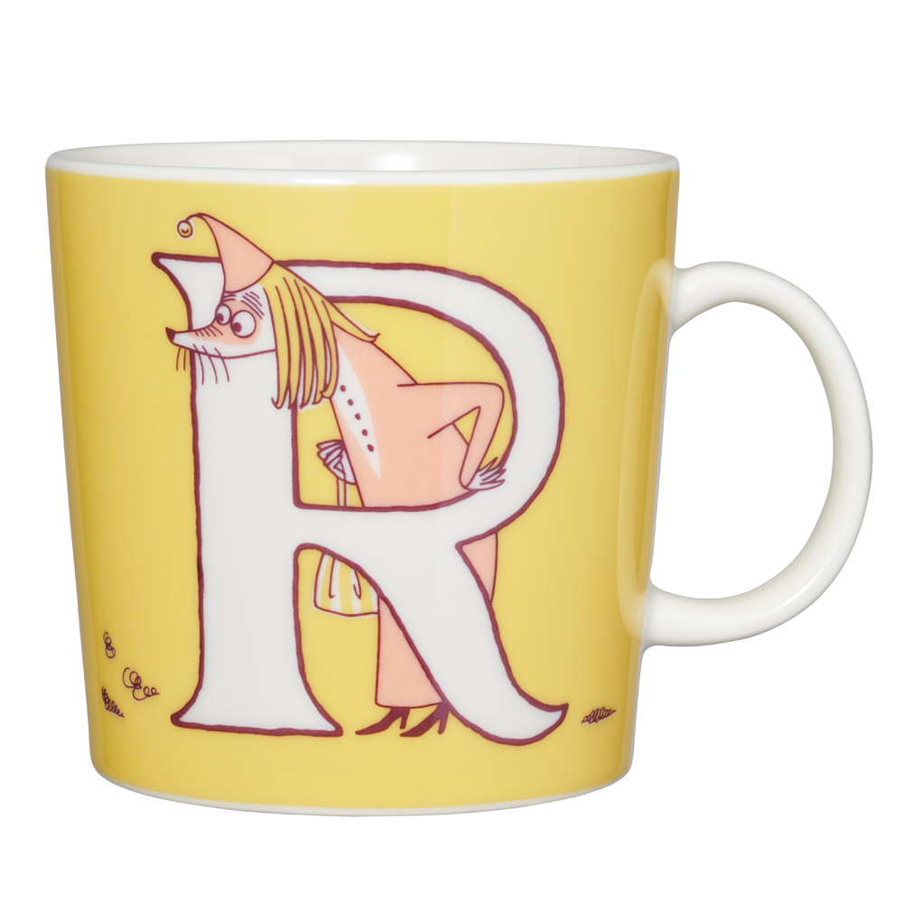 ムーミン マグカップ(アルファベットコレクション R) 400cc オーブン 電子レンジ 食洗機対応 (ARB801-1068831)