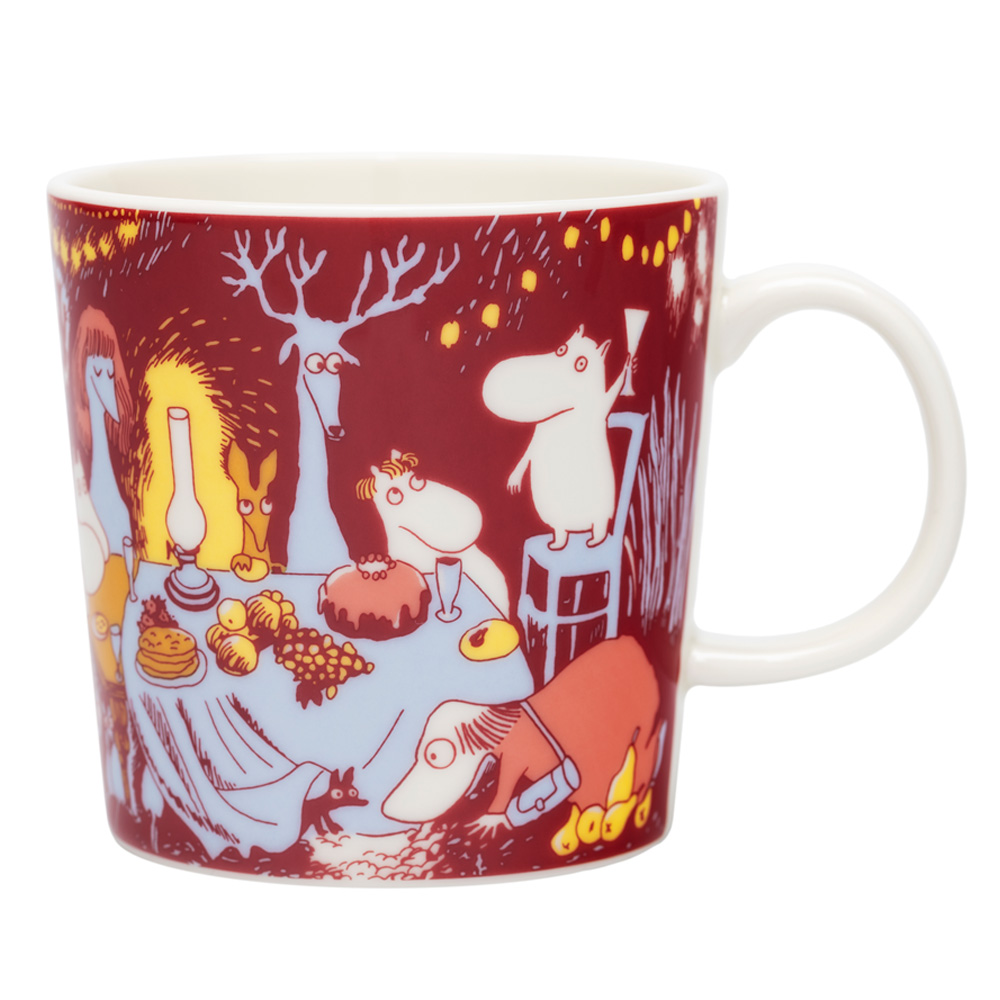 【2025年10月31日発売】ムーミン マグカップ(フェスティブ モーメント) 300cc オーブン 電子レンジ 食洗機対応 (ARB801-1079546)