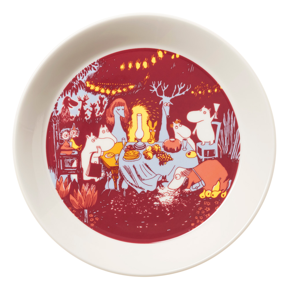 【2025年10月31日発売】ムーミン プレート(フェスティブ モーメント) 19cm オーブン 電子レンジ 食洗機対応 (ARB801-1079548)