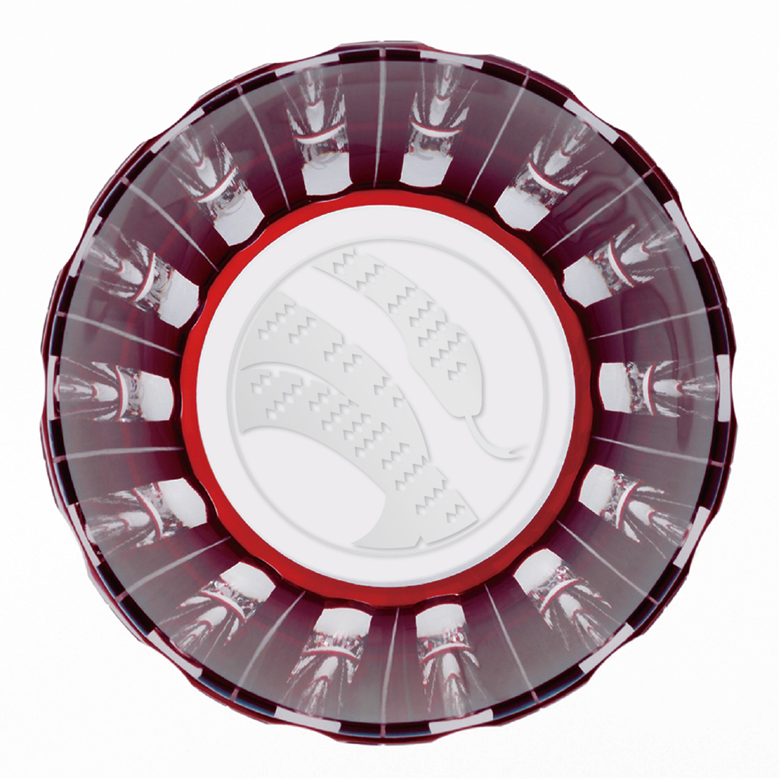 【還暦祝い】グラスワークス 干支冷酒杯(巳・赤) 120cc (GW6000-241)