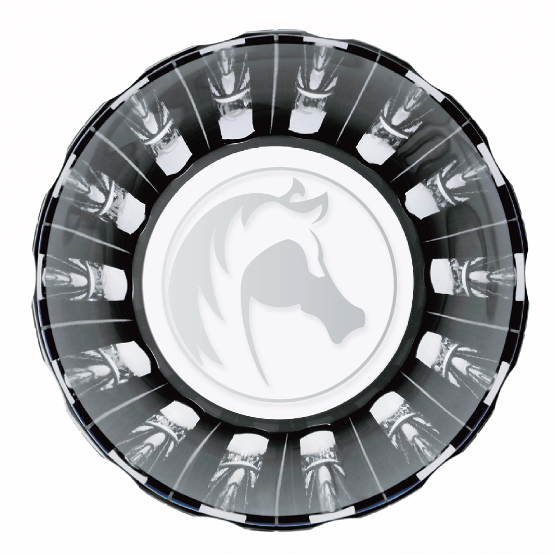 【2025秋冬新作】グラスワークス 干支冷酒杯(午・黒) 120cc (GW6000-242)