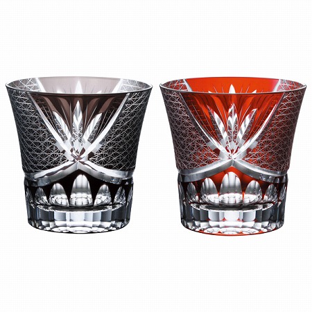 グラスワークス スワール ロックグラス 280cc 2人用 (GW6053-2230)