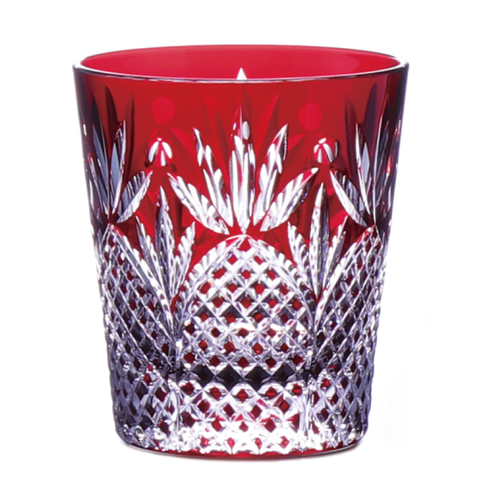 グラスワークス プリンス ロックグラス(赤) 270cc (GW6070-227RD)