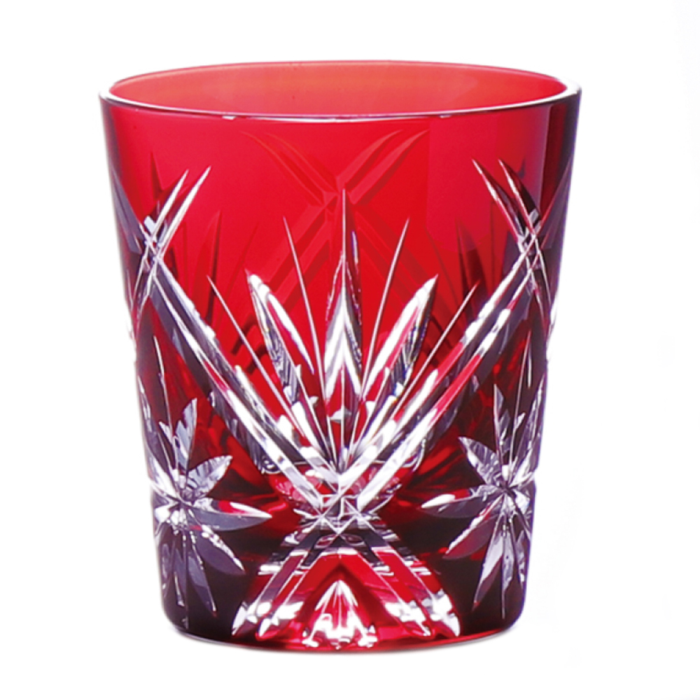 グラスワークス ワルツ ロックグラス(赤) 270cc (GW6071-227RD)